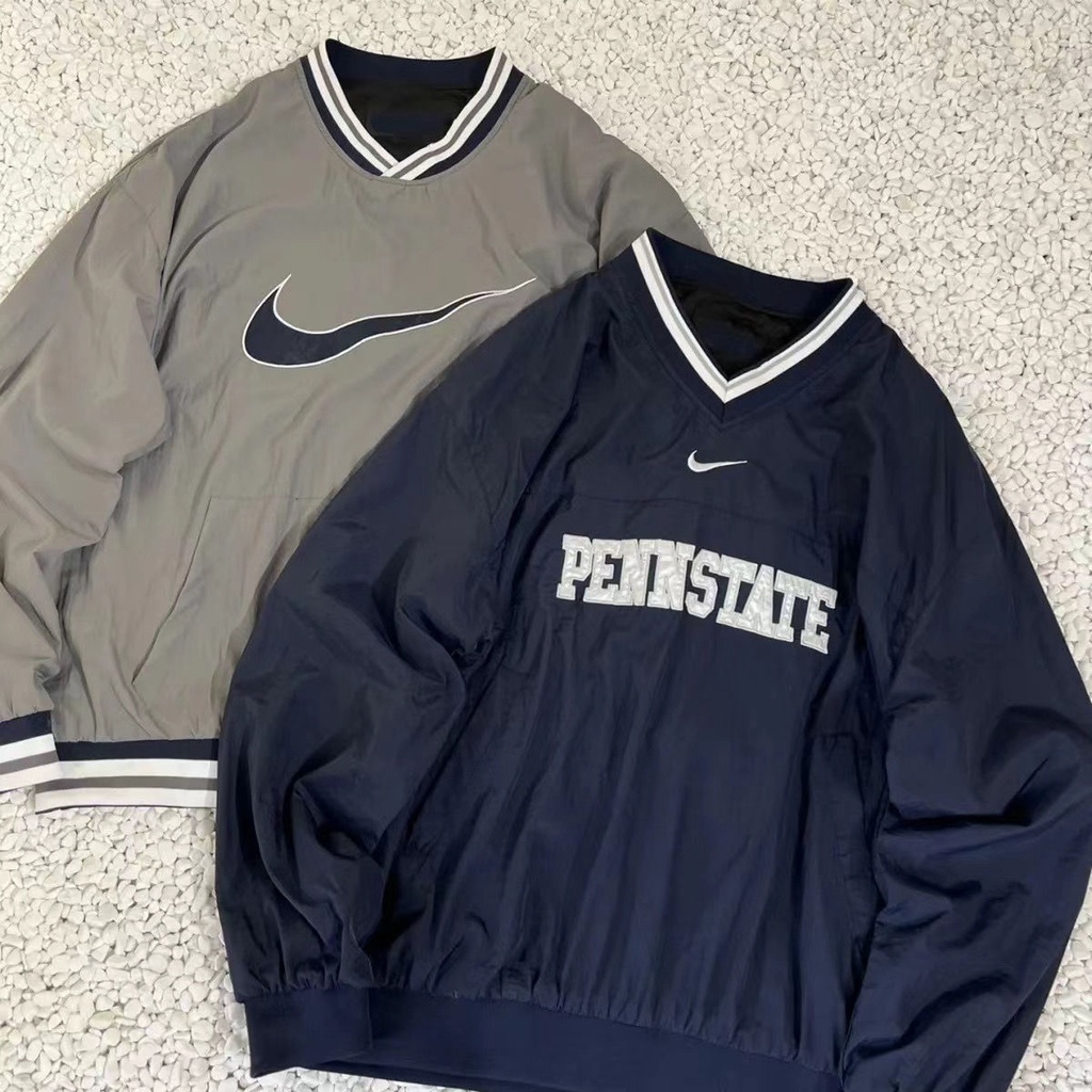 Nike Áo sweater Thể Thao Dài Tay Cổ Chữ v Thời Trang Dành Cho Cả Nam Và Nữ