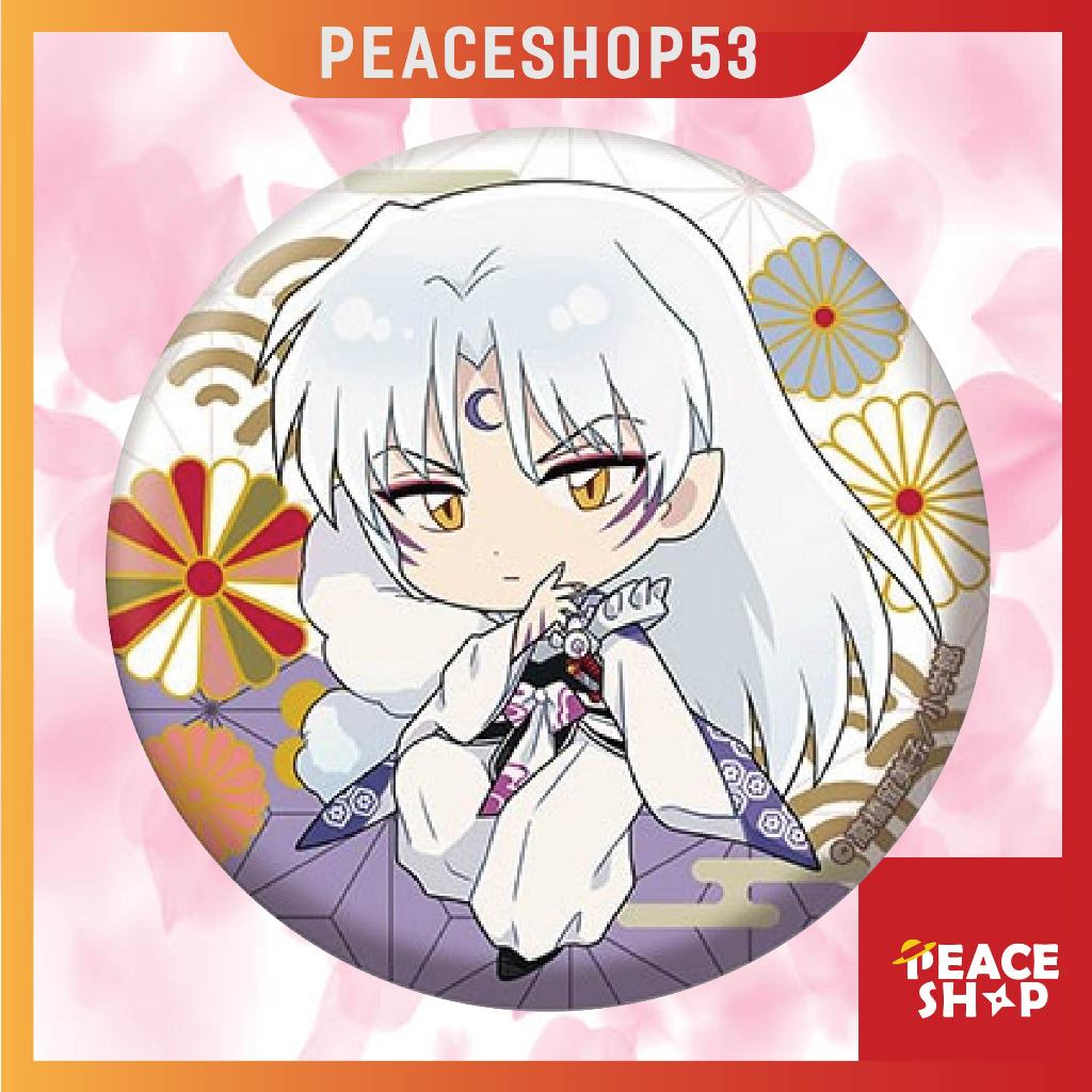 Huy hiệu InuYasha Phụ Kiện Anime Manga Khuyển Dạ Xoa HH65