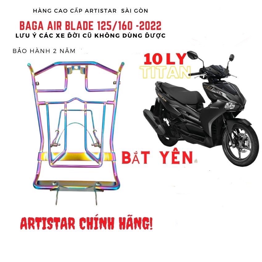 Baga Ab Airblade 2023 Đời Mới,Baga AB 2023->2020 Màu Đen Tĩnh Điện và Titan 7 Màu
