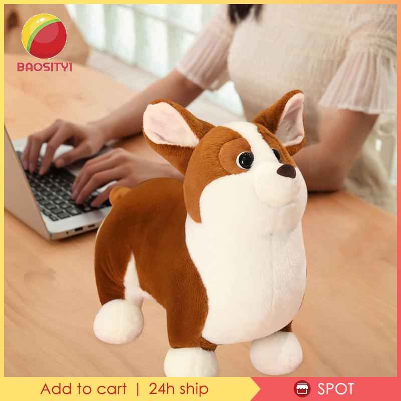 Corgi Thú Nhồi Bông Hình Cún corgi Dễ Thương Dành Cho Bé