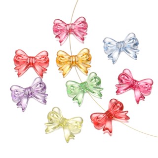 Hạt Nơ Acrylic Trong Suốt 14x18mm - Bộ 20 Chiếc - Phụ Kiện Thời Trang DIY Trang Sức - St.Kunkka