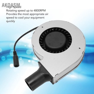 AKOASM Quạt làm mát bằng kim loại chịu nhiệt tốc độ cao không chổi than 12V 2A DC có bộ điều khiển 100‑240V