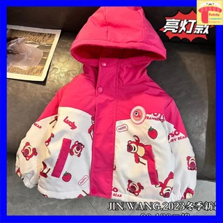 Áo phao cho bé trai và bé gái, Áo khoác trẻ em 1-6 tuổi siêu nhẹ in hình ngộ nghĩnh kiểu dáng khỏe khoán thời trang