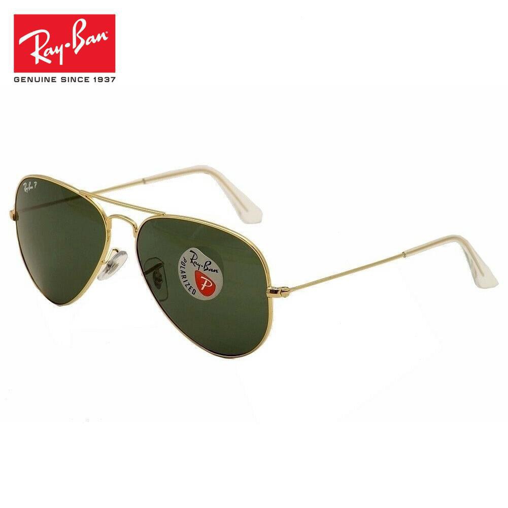 [Bản gốc] Rayban Rb3025 3025 001 / 58 Vàng / Phi công cực xanh / Kính 58mm