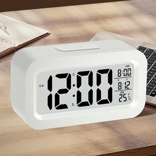 Đồng hồ led để bàn báo thức điện tử đa chức năng cảm biến đèn nền ban đêm, nhiệt độ, thời gian, lịch, báo thức