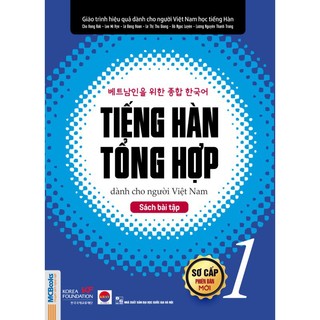 Sách - tiếng hàn tổng hợp dành cho người việt nam - sơ cấp 1 sách bài tập