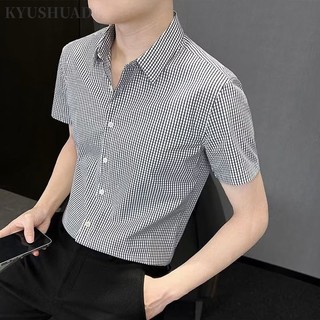 Áo sơ mi tay ngắn phong cách hàn quốc thời trang cao cấp cho nam