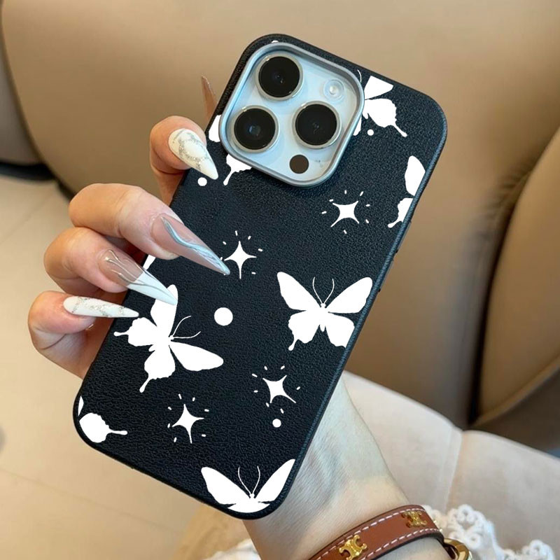 Ốp Cho Honor 400 Lite / X8C / X6C Ốp Lưng Silicon Mềm TPU Chống Sốc Cho Honor X6C Da Đen Trắng Bướm 