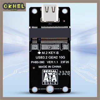 Thẻ chuyển đổi ngff sang usb 3.2 type-c m.2 b key m2 ngff ssd hỗ trợ m2 ssd