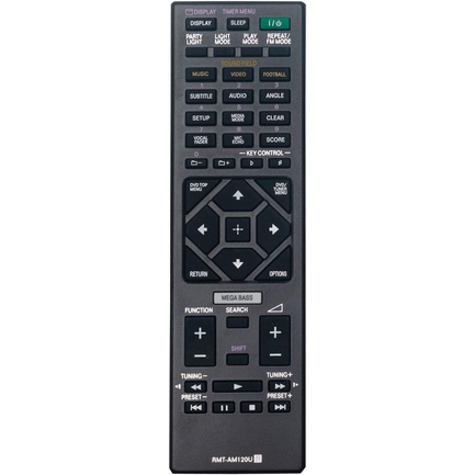 MEW RMT-AM120U RMTAM120U Điều Khiển Từ Xa Thay Thế Cho Hệ Thống Âm Thanh Gia Đình HCD-GT3D SHAKE-X7D