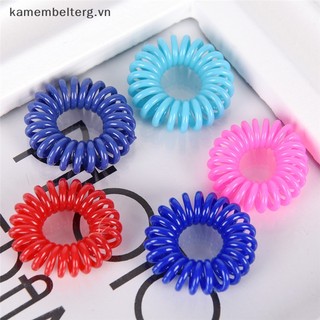 Set 10 Dây Cột Tóc Dạng Xoắn Co Giãn Thời Trang