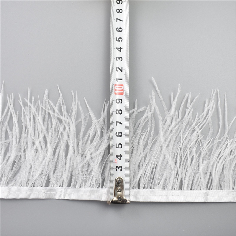 1m Dây Ruy Băng Lông Đà Điểu 8-10cm Nhiều Màu Sắc Dùng Làm Đồ Thủ Công / Trang Trí Váy