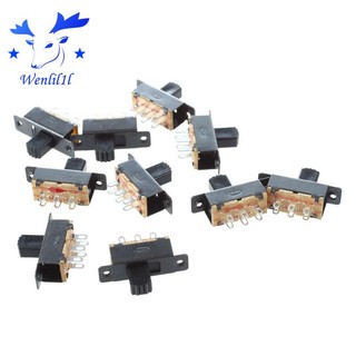 Set 10 công tắc trượt mini 2 vị trí ss22f25-g7 2p2t