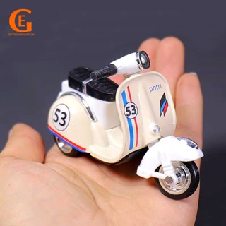 Mô Hình Xe Mô Tô Bằng Hợp Kim Phong Cách retro Có Thanh Trượt Lưng Độc Đáo