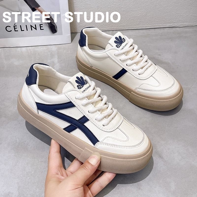 STREET STUDIO Giày Thể Thao Nữ Đế Siêu Nhẹ Thoáng Khí Thời Trang Thiết Kế Mới Cho Nữ 2023 NEW FYD239032A 36Z230905