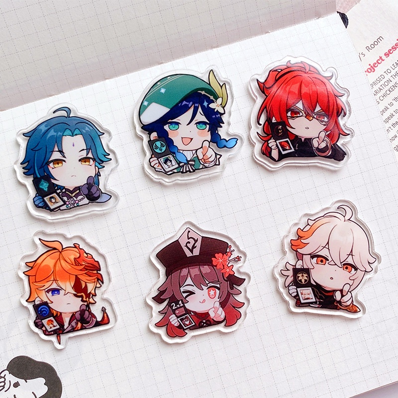 Trâm Cài Áo Bằng acrylic Hình Hoạt Hình anime Đáng Yêu Sáng Tạo