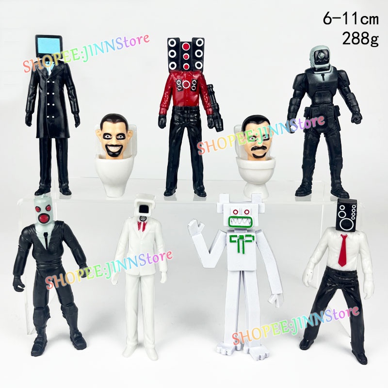 - Jn - skibidi Mô Hình Nhân Vật Người Đàn Ông Máy Ảnh tv Bằng pvc Trang Trí