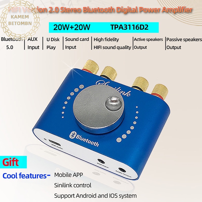 Bảng Mạch Khuếch Đại Âm Thanh hifi mini 5.0 tpa3116 Kênh 2.0 40w
