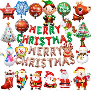 Bong Bóng Trang Trí Tiệc Chủ Đề Giáng Sinh