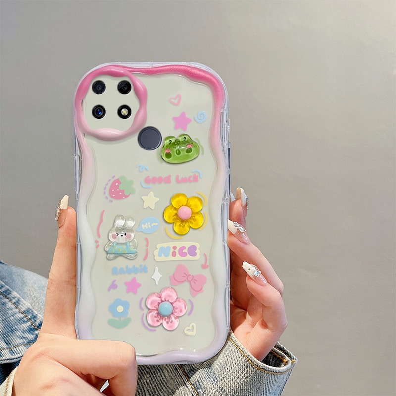 Ốp lưng realme c12 ốp lưng realme c25 Dễ Thương Ốp Điện Thoại Hình Búp Bê Hoạt Hình 3d Thời Trang Cho realme c12 / c25
