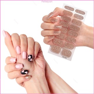 Pepa set 16 miếng dán móng tay tự dính thời trang