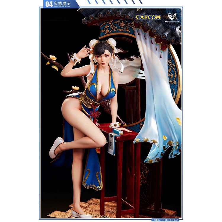 Mô Hình Nhân Vật Game tes chunli Hoạt Hình boxing