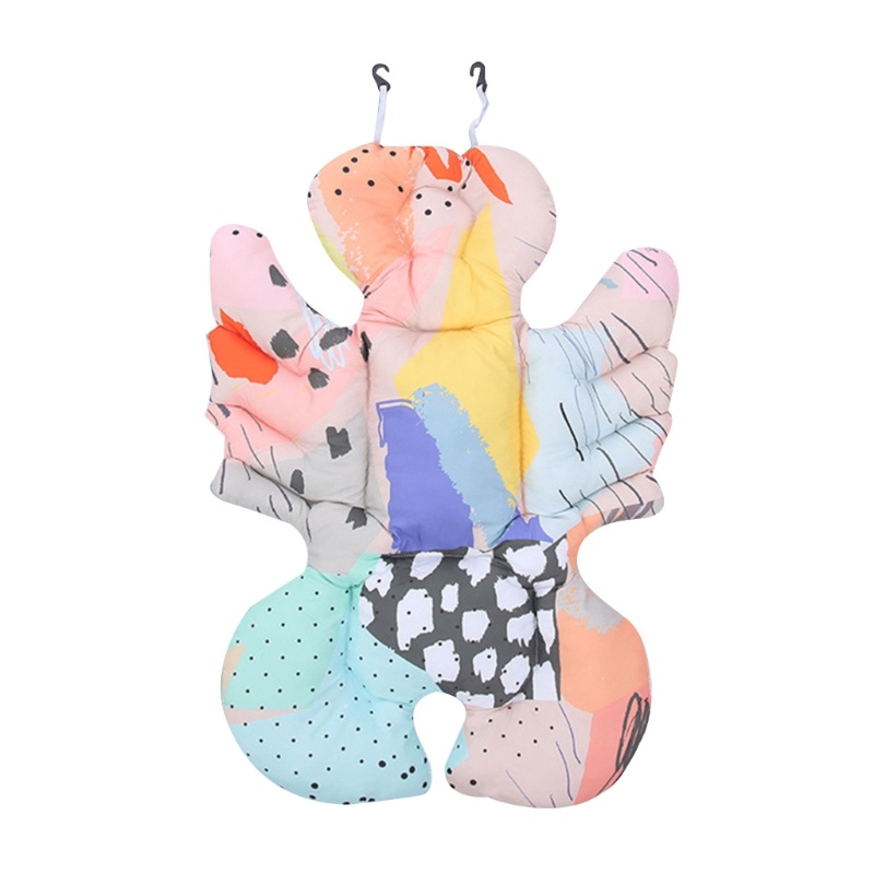 Đệm cotton Dày Mềm Mại Thấm Hút Sốc Lót Xe Đẩy Em Bé