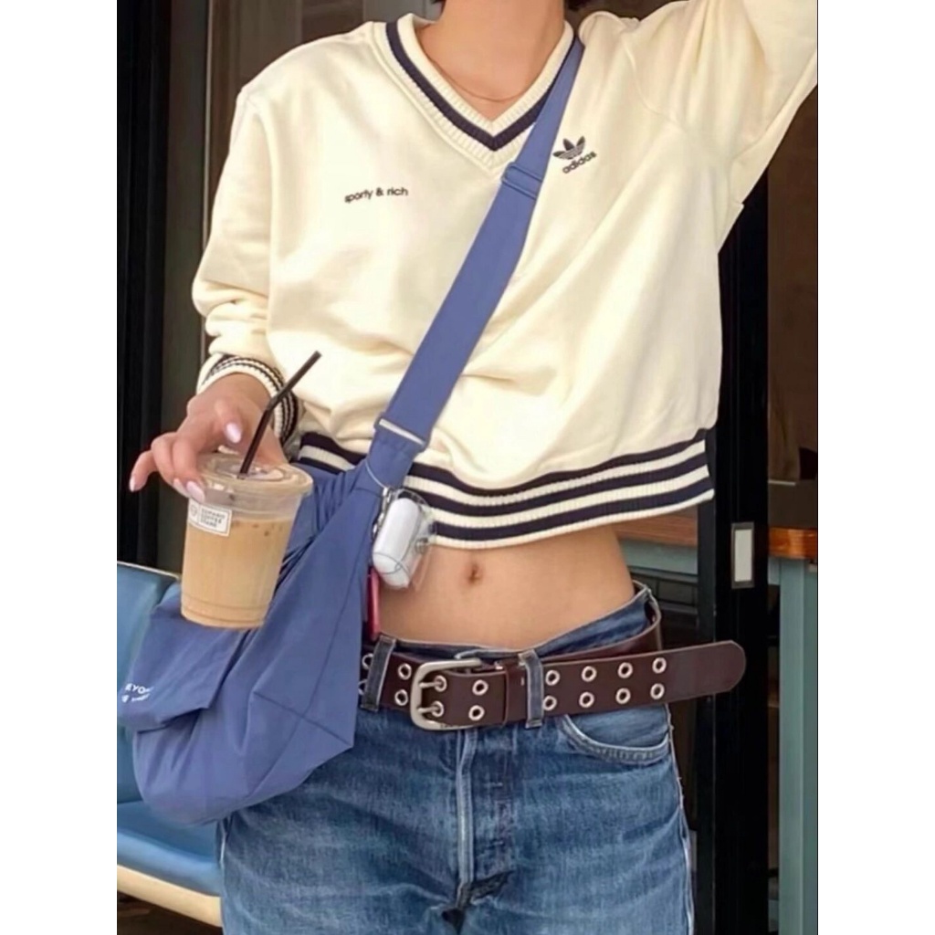 Adsporty jennie new in v Áo Len jennie Cổ