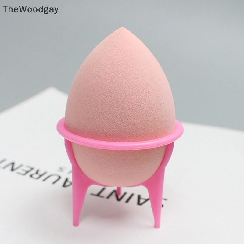 Thewoodgay Giá Đỡ Mút Trang Điểm Hình Quả Trứng Khô Nhanh