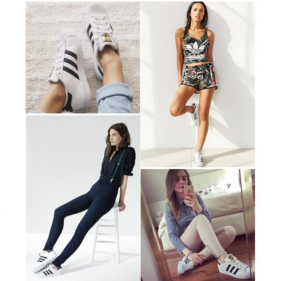 Giày Thể Thao adidas superstar Chính Hãng 36-44 bcp7 100% 36-44 bcp7