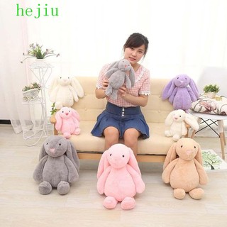 Hejiu Đồ chơi nhồi bông Hình Thỏ Tai Dài Màu Hồng Dễ Thương Cho Bé