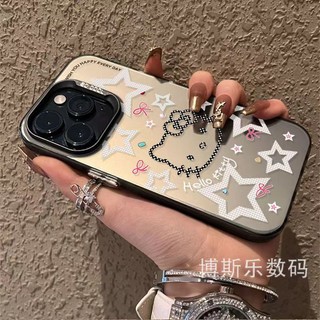 Ốp Điện Thoại Dẻo Họa Tiết Hoạt Hình Hello Kitty Dễ Thương Cho iPhone 13 Pro 12 14 Pro 11 7 Plus Max LCAG