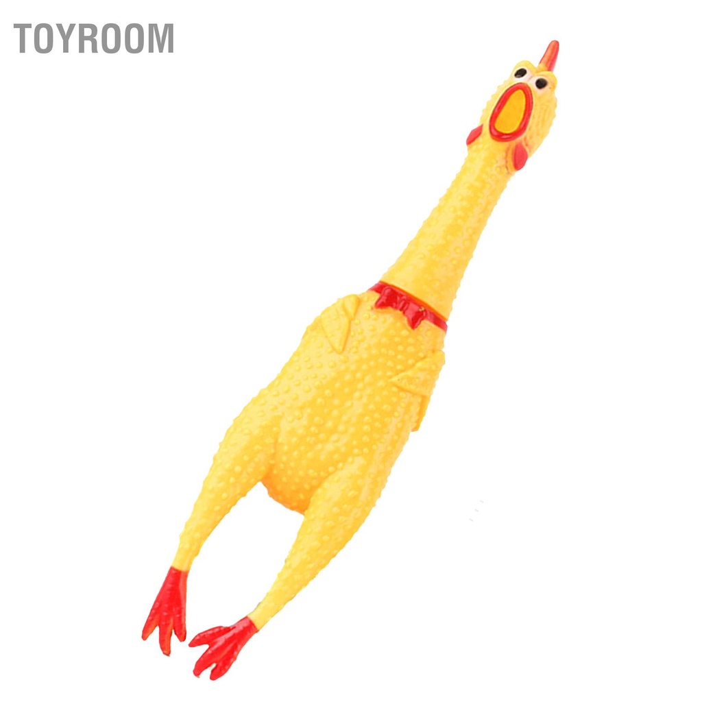ToyRoom Gà La hét Đồ chơi cho chó Màu vàng Giảm căng thẳng Vui nhộn An toàn gà kêu người lớn Trẻ em