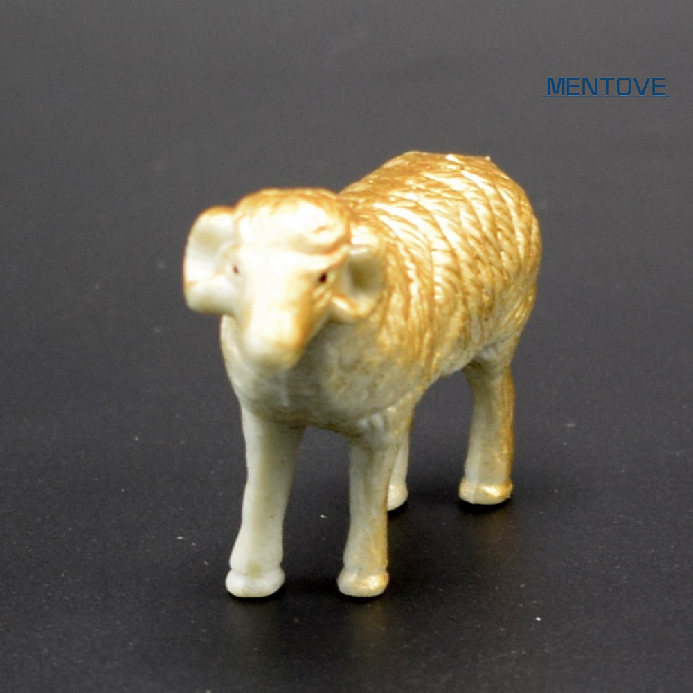 Bộ 8 Mô Hình Dê / Cừu / Cừu mini Trang Trí Nhà Cửa