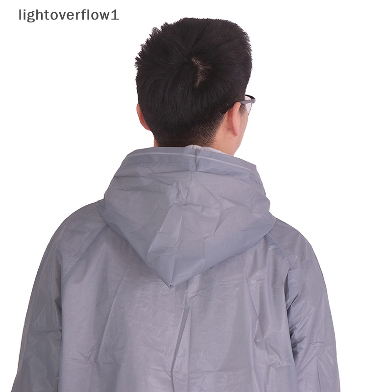 Áo Mưa Trong Suốt Có Nút Gài Bảo Vệ Chống Mưa