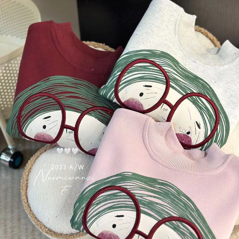 Áo sweater Họa Tiết Hoạt Hình Xinh Xắn Theo Phong Cách Mùa Thu 2023 Dành Cho Bé