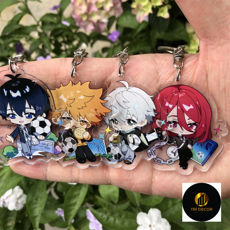 Móc khoá BLUE LOCK Isagi Yoichi Seishiro Nagi Cosplay Keychain Anime Manga Nhật Bản Phụ Kiện Trang Trí tri decor