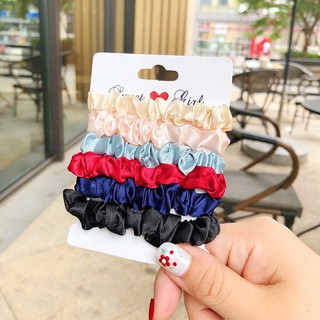 Set 6 Dây Cột Tóc Nhiều Kiểu Dáng Thời Trang