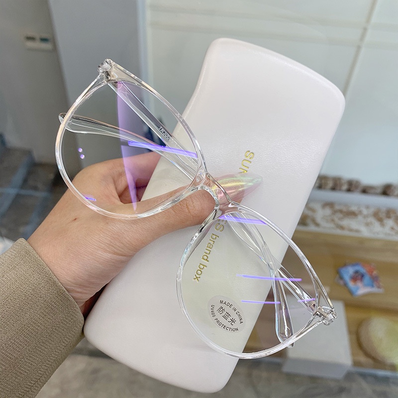 👓kính thời trang👓 Kính chống ánh sáng xanh -0.5 -1.0 -1.5 -2.0-2.5-3.0-3.5-4.0-4.5-5.0-5.5-6.0° độ kính cận thị cho nam và nữ