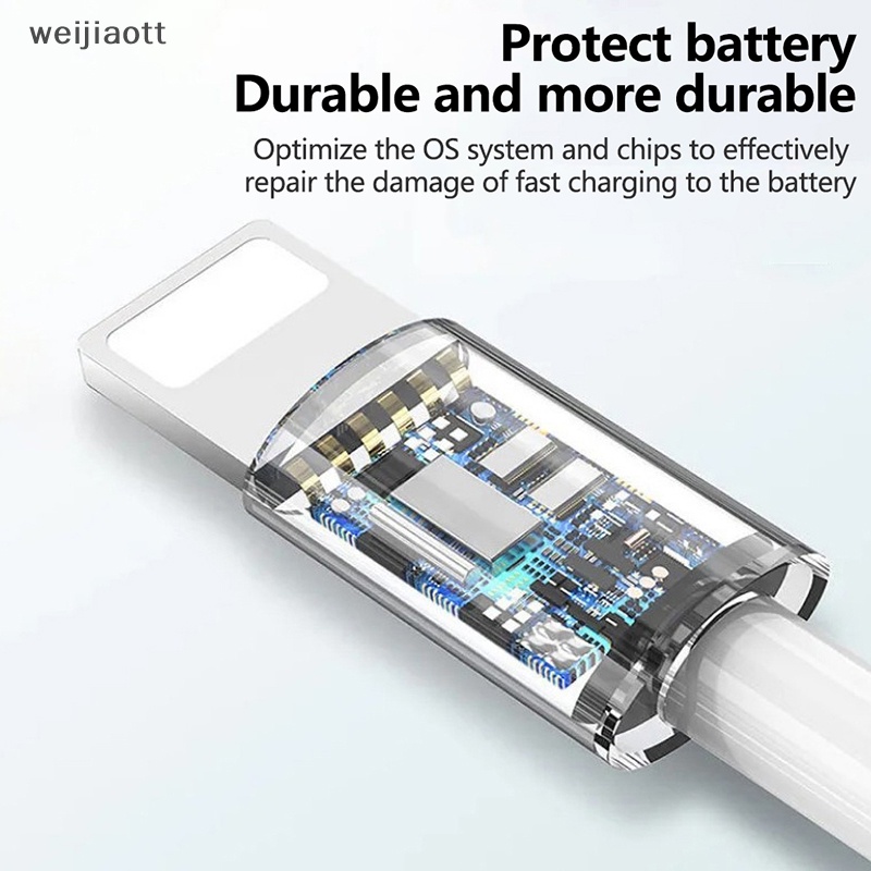 Weijiaott Dây Cáp Sạc Nhanh 1m 1.5m 2m Cho iphone14 13 12 11 pro max mini se2022 xr xs 8 plus