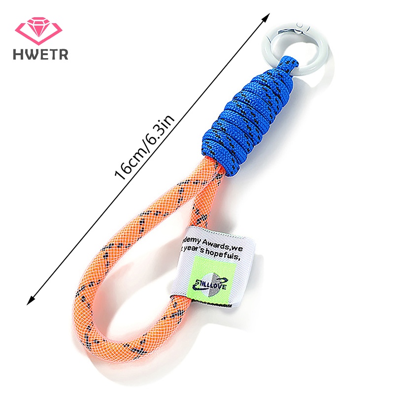 Dây Lưới Màu Huỳnh Quang Treo Túi Xách / Móc Khóa Mới