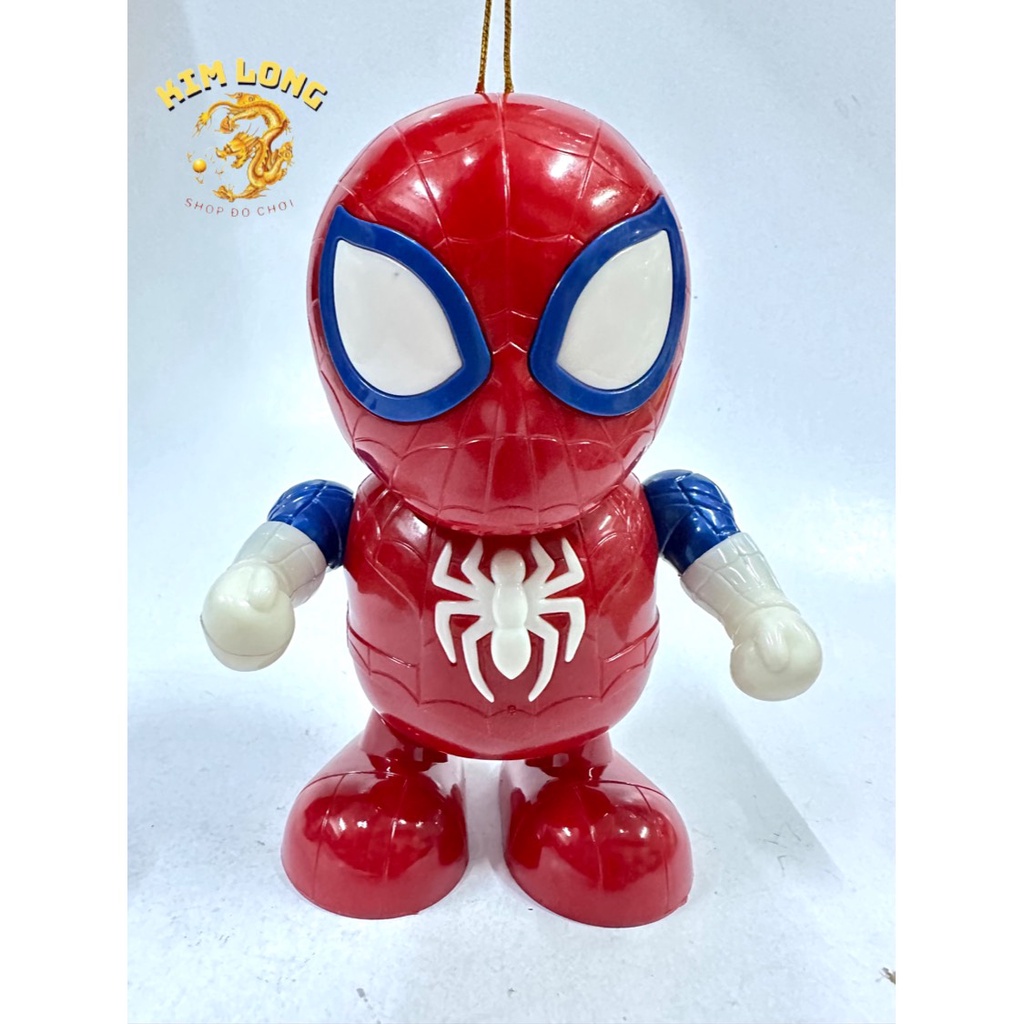 Đồ chơi lồng đèn siêu nhân nhện Spiderman nhảy múa dễ thương cho bé trai tặng kèm pin quà tặng trung thu cho bé