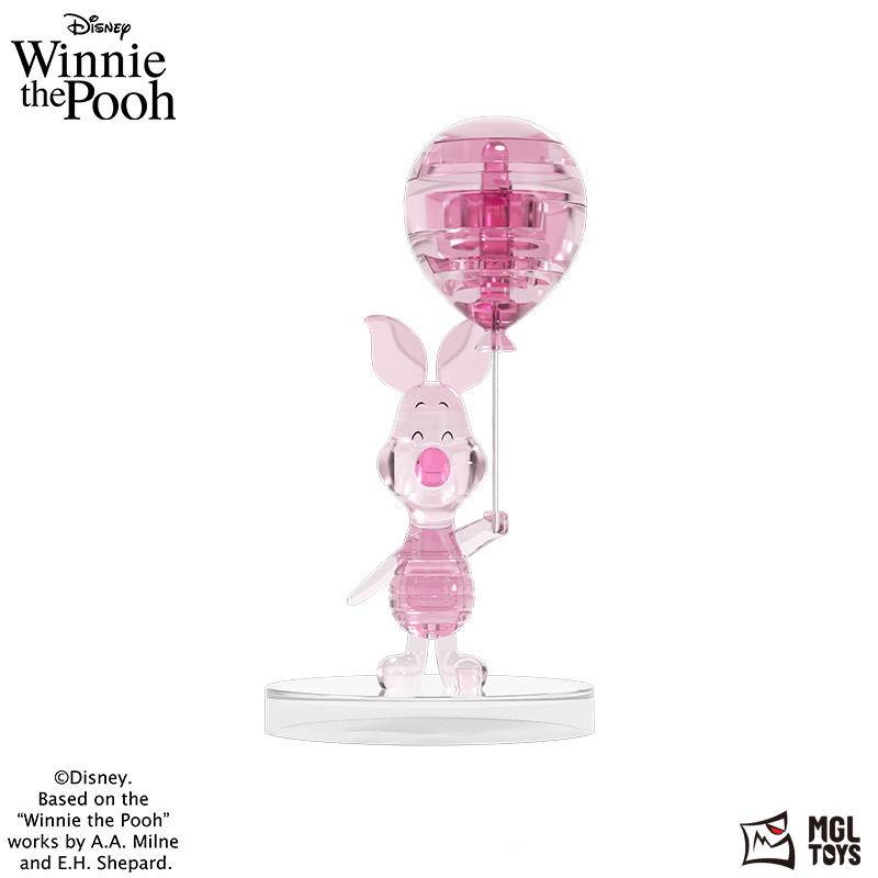 Đồ Chơi Lắp Ráp Mô Hình winnie the pooh Bằng Pha Lê Trong Suốt