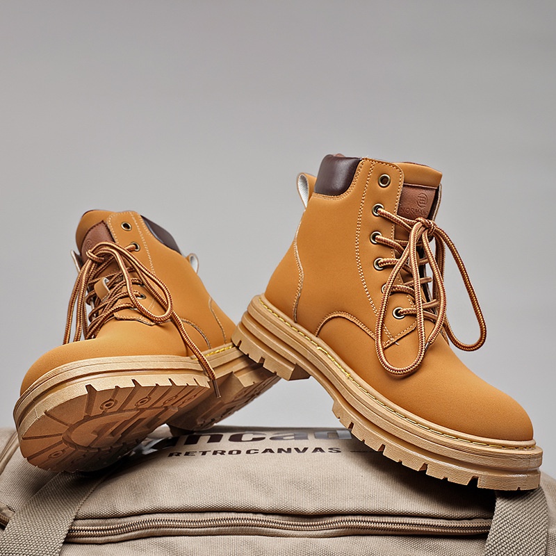 Boots đại hoàng Martin Boots Kích thước lớn ở đáy của đáy mạnh để giúp giày nam Boots nam Boots bốt 