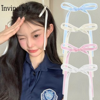 Kẹp tóc nơ ruy băng satin cho bé gái