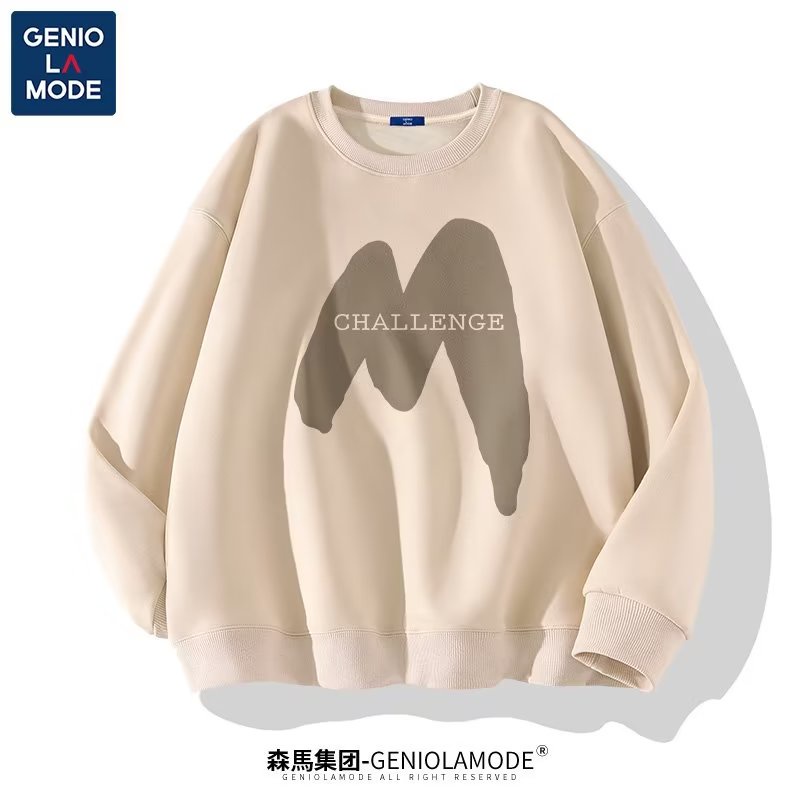 Áo Sweater Cổ Tròn plus size Cho Nam