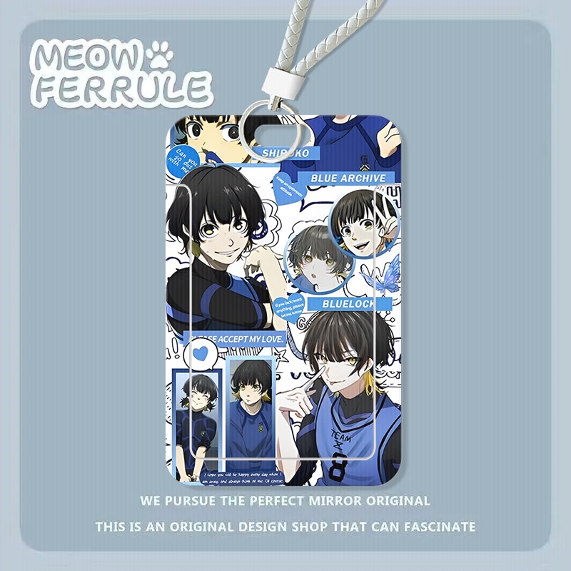 BLUE LOCK/>Thẻ xe buýt/Thẻ sinh viên/Thẻ truy cập/Thẻ làm việc/Dây cổ/Thẻ ID