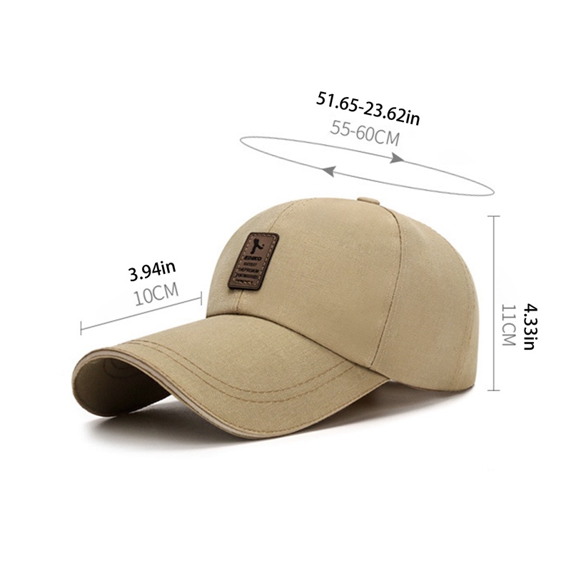 Lxsm Mũ Lưỡi Trai Vành Dài 10cm Thoáng Khí Thời Trang Xuân Thu Cho Nam