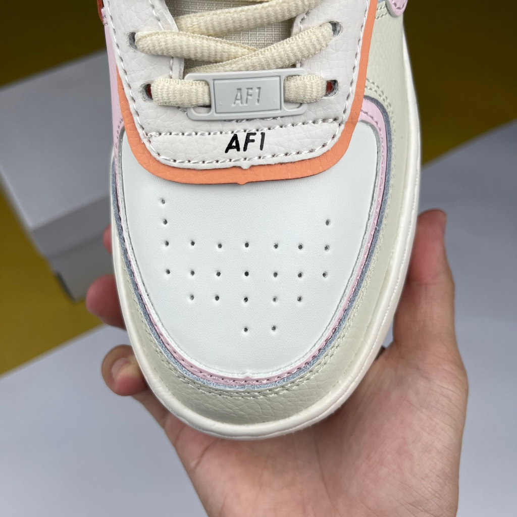 Giày AF1 Shadow SSail Pink Glaze. AF1 Shadow Trắng Móc Hồng Xanh - Than.Shoes