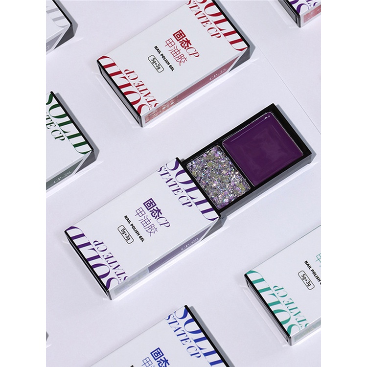 Keo Dán Móng gel salon 5.3 * 3.1cm 30 Màu 5g + 3g &amp; Bộ Dụng Cụ Làm Móng Chuyên Dụng Chất Lượng Cao